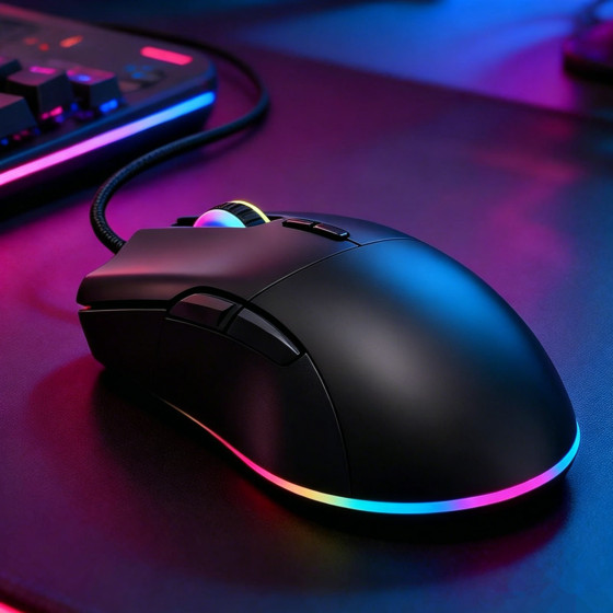 OEM Customized Gaming Mouse GK168 Gamer Optical Sensor 7200DPI Lightweight Mouse for PC Laptop