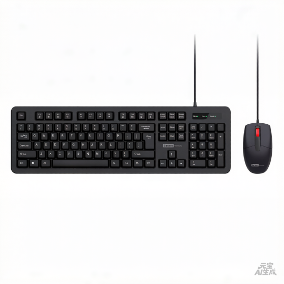 Wired keyboard and mouse set