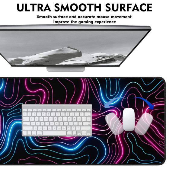 Hot Sale Large Size Water Resistant Scratch Proof Customizable Gaming Mouse Pad in Stock